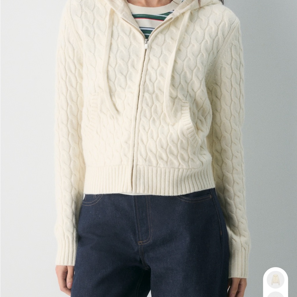 ❌SOLD❌Sunday Best Cream Cable Knit Cardigan